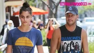 Taylor Hill & Michael Shank Have Lunch Together At Nate'n Al Delicatessen 8.23.16