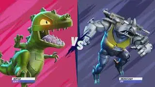 Nickelodeon All-Star Brawl 2 Reptar 🦖 vs Rocksteady 🦏