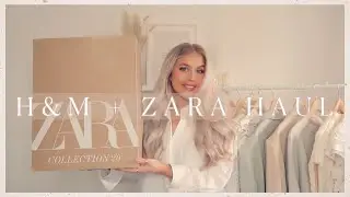 HUGE ZARA + H&M TRY ON HAUL | new in spring/summer 2021✨