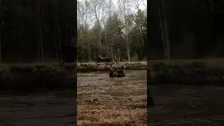 STUCK IN THE MUCK CAN-AM XMR FULL SEND #atvmudding #canam #mudding #renegade