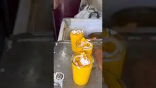 ⚡⚡ Fresh Mango Juice Making⚡⚡ #shorts #telugufoodie #esangathulu #streetfood  #foodie #omelette