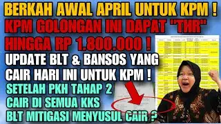 BERKAH AWAL APRIL ! KPM DAPAT THR SEBELUM LEBARAN ! BLT CAIR HINGGA 1,8 JUTA ! UPDATE BANSOS CAIR !