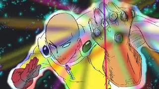 Speed Drawing - One Punch Man (Saitama) with Infinity Gauntlet