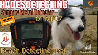 TESTING SunPow OT-MD07 | METAL DETECTOR | BEACH DETECTING