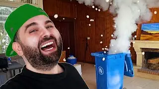فقعت الزبالة 💥 تجارب علمية