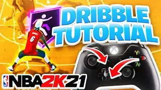 BEST DRIBBLE MOVES + EASY DRIBBLE TUTORIAL w/ HANDCAM! NBA 2K21 100% GLITCHY DRIBBLE GAWD COMBOS!!