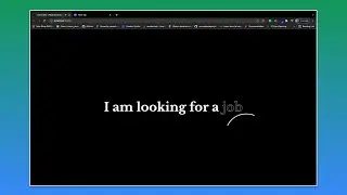 Frontend Job Application that got me job without being interviewed | React.js | Framer-Motion