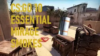 CS:GO - 10 Essential Mirage Smokes (64tick)