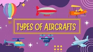 Types of Aircrafts || Aircraft Models Vocabulary for Kids || Improve Vocabulary ||