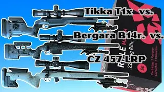 100 Yards - Tikka T1x vs. CZ 457 LRP vs. Bergara B14r  - SK Rifle Match