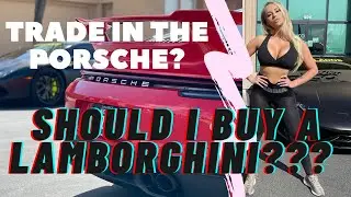 Hot Model Claudia Fijal drives a Lamborghini Huracan!!!