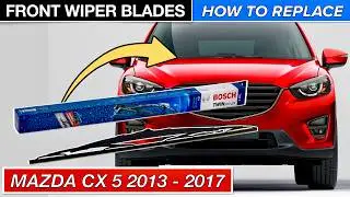 How to Replace the Front Wiper Blades on a  MAZDA CX-5