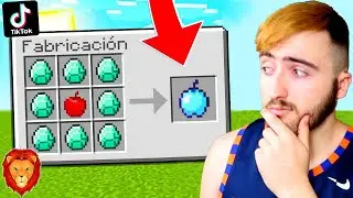 PROBAMOS los TIKTOK más VIRALES de MINECRAFT ¿FUNCIONAN? 🤣😱 MINECRAFT TIKTOK LEON PICARON