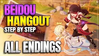 🔴 Beidou Hangout Event All Endings + Achievements! -【Genshin Impact】