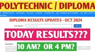 TAMIL NADU DIPLOMA RESULTS DATE| DIPLOMA RESULTS 2024 TAMIL| DIPLOMA RESULTS OCT 2024 | 