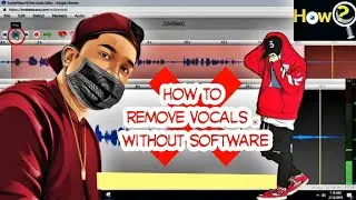 Remove Vocal From music Without Software #How2du #music  #karaoke #lyrics #1minutevideo
