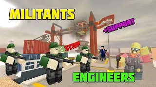 Militants and Engineers +Support SOLO Fallen Mode - Roblox Tower Defense Simulator