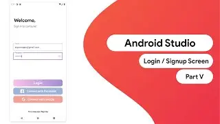 Android Studio - Login / Signup App - Email Verification #5