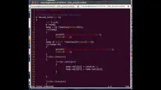 How to set line number and indent a file in Linux.