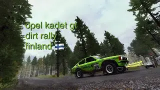 opel kadet in finland | dirt rally