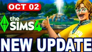 The Sims 4 October 2nd Update FIXES a Major Bug! (Plopsy Finally Works + Playground Tweak)
