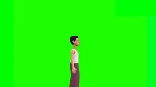 Green Screen telking cartoon Character | C-2| green screen cartoon animation | cartoon actor.