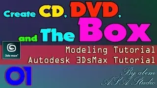 3Ds Max Tutorial - Create CD, DVD, and The Box - Part 1