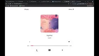 Music player developed using React and Node sass