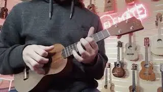 Kiwaya Artist Series Solid Mahogany Soprano Ukulele Sound Demo KTS-4