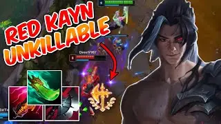 This RED KAYN Build Shreds Champions  - Red Kayn Runes & Items In League Of Legends