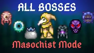 (Outdated) Terraria: Eternity Mode All Bosses (Except the Exclusives) // Fargo's Soul Mod