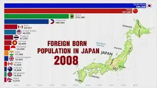 Largest number of Immigrants in living in JAPAN