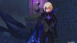 Aether running away from Lumine *edited*
