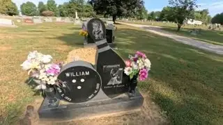 Hit & Run Victim & Bowling pin Tombstone