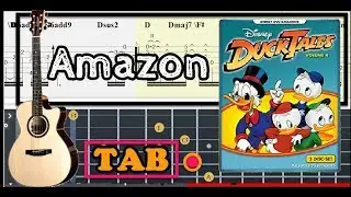 Guitar Tab - Amazon (Duck Tales) OST Fingerstyle Tutorial Sheet Lesson 