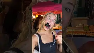 Tayland'da böcek lezzetleri part1 YouTube Selen Özyurt yayında 🤮 