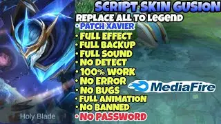 Script skin Gusion Legend No Password patch Terbaru 2022 Full Effect, Full background,-mobile legend