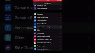 Как настроить Универсальный доступ iPhone