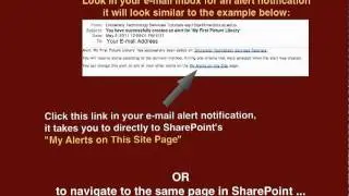 Sharepoint: Delete an E Mail Alert