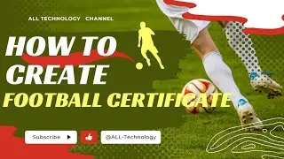 How to create football certificate design in MS Word 2016