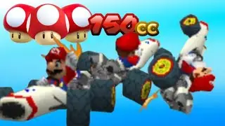 150cc in Mario Kart DS is CRAZY.