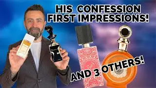First Impressions on 4 New Scents Including His Confession From Lattafa! | #thenicesmellinggentleman