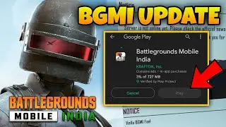BGMI PLAY STORE 727 MB UPDATE 🔥 | BGMI NEW UPDATE 😍