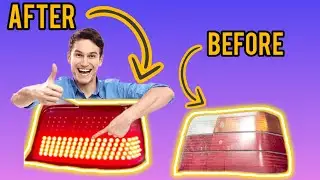 Build your own custom BMW E36 tail lights with AL technology (LED design)