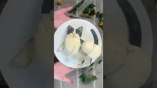 Making a twerking cake of my cat Motor 😹 