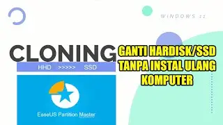 cara memindahkan sistem operasi windows ke ssd / hdd  (cloning  hdd)