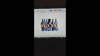 how to make 3d text in ms paint 😱😱😱 