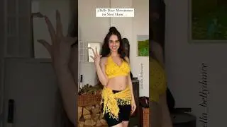 3 Slow Belly Dance Movements - Shakira Tutorial 