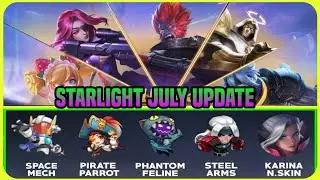 Sun July 2021 Starlight Reward + 5 upcoming Starlight Skin | Franco MM Build | MLBB