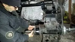 My version of a VAZ disc brake for a walk-behind tractor.